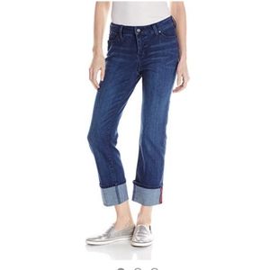 || LIVERPOOL || Astrid Crop Dark Wash Jeans